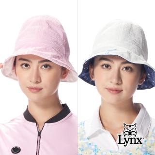 【Lynx Golf】女款雙面戴滿版花紋設計不可調漁夫帽(二色)