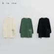 【a la sha】阿財立體繡花長版上衣