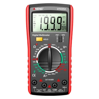 【ANENG】全新升級數字萬用表(電阻測量器  蜂鳴器檢測  三用電錶 電容 二級管測量儀 直流電壓測量)