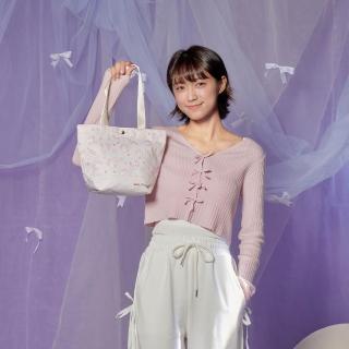【HELLO KITTY】花花凱蒂-手提購物袋-米 KT03K04BG