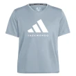 【adidas 愛迪達】精品棉彈力萊卡短袖上衣(棉T 短T 吸濕 透氣 伸縮 彈性 休閒 運動 男女同款)