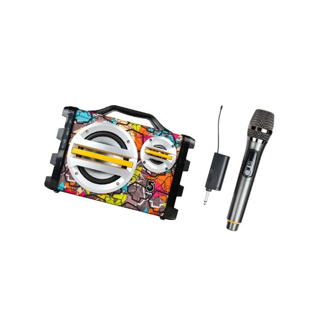 【ifive】手提教學擴音機 if-SK055(20W 無線麥克風 小蜜蜂 擴音器 揚聲器 大聲公 喊話器 木質音箱)