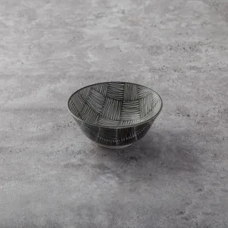 【LohasPottery 陸寶】日本製 美濃燒 komon 經典和風立體浮雕釉面 5.5吋湯碗(日式陶瓷碗 湯品碗 燉菜碗)