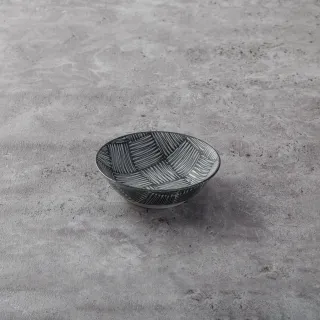 【LohasPottery 陸寶】日本製 美濃燒 komon 經典和風立體浮雕釉面 5.3吋小碗(小菜碗 湯碗 日式陶瓷碗)