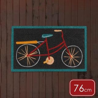 【NOW】椰子纖維地墊 自行車76x46cm / 室外地墊 大門地墊 刮泥除塵