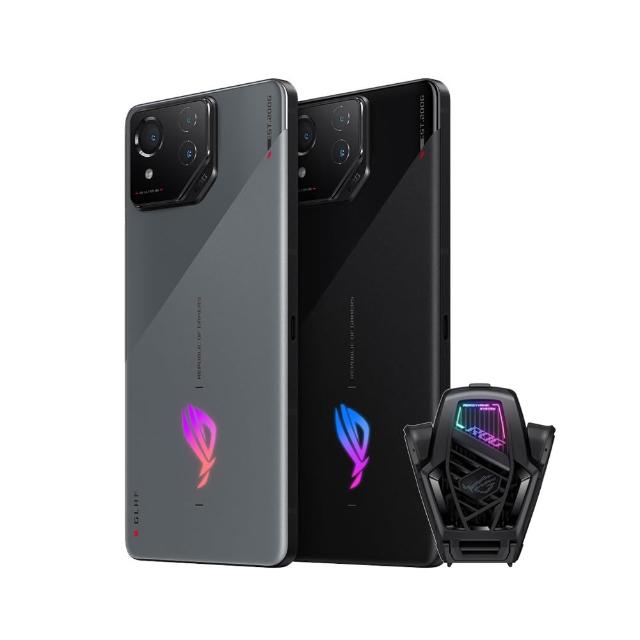 ASUS華碩 ROG Phone 8 是專為遊戲玩家設計的旗艦手機，搭載高通 Snapdragon 8 Gen 3 八核心處理器，提供強大效能與流暢遊戲體驗。6.7 吋 AMOLED 螢幕解析度出色，16GB RAM 搭配 512GB 儲存空間，滿足多工需求。後置 5000 萬畫素主相機與前置 3200 萬畫素鏡頭，捕捉高品質影像。5500mAh 大容量電池，支援 5G SA/NSA 及多頻段 4G LTE，機身輕薄僅 8.9mm 厚、225g 重量。顏色選擇幻影黑或星河灰，內含專用保護殼，適合追求極致效能的使用者。NCC 認證碼：CCAF235G0370T6，Android 作業系統，無記憶卡槽，nano SIM 卡尺寸。