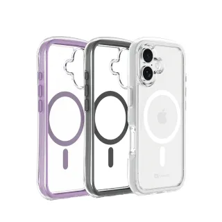 【MAXIA】iPhone 17耐衝擊Air MAX磁吸保護殼(i17/Air/Pro/Pro Max 透明/紫粉/灰)