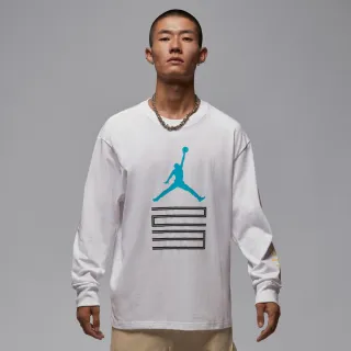 【NIKE 耐吉】長袖上衣 男 喬丹 AS M J BRK AJ11 GFX LS CREW 白 IM6508-100