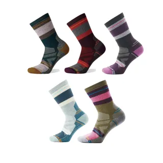 【SmartWool官方直營】女 機能 戶外 中級減震 土星紋 中長襪(美麗諾羊毛襪 登山襪 保暖襪 除臭襪)