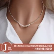 【Sayaka 紗彌佳】買一送一珍珠項鍊獨家 日本輕奢柔美水晶珍珠 可疊戴設計(多款選 盒裝 交換禮物)