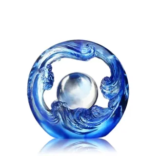 【琉璃工房 LIVING】人間轉如意  入厝禮/台灣伴手禮(畢業/入厝禮/琉璃/禮物/水晶/擺飾/禮贈/企業)