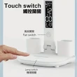 【Clareo】LED四排摺疊護眼風扇檯燈(超廣角照明 學習專用 防藍光無閃爍)