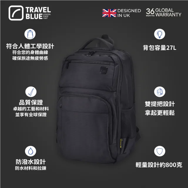 【Travel Blue 藍旅】雙11 魅力款/創新款/豪華款 商務背包 學生背包(多色可選)