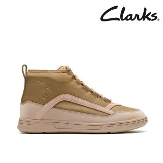 【Clarks】女鞋 Craftravel Hi. 俐落線條感設計綁帶休閒鞋(CLF85487B)