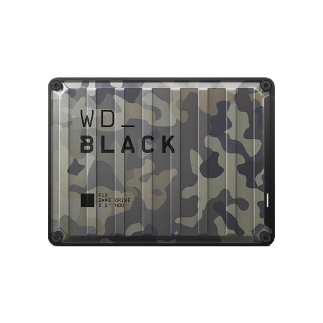 【WD 威騰】黑標 P10 Game Drive 4TB 2.5吋行動硬碟(迷彩)