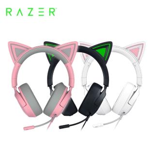 【Razer 雷蛇】北海巨妖 Kitty V3X 耳機麥克風(黑/白/粉晶)
