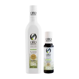 【Oro Bailen 皇嘉】有機100%冷壓初榨橄欖油 500ml+100ml(歐盟&台灣有機雙驗證 生飲等級)