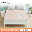 【MIT iLook】超值2入 專利冰霧極凍涼感冰冰防護保潔墊(單/雙-多款選/Q-MAX值0.46/冰涼/涼墊/冰絲墊/涼感)