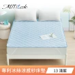 【MIT iLook】超值2入 專利冰霧極凍涼感冰冰防護保潔墊(單/雙-多款選/Q-MAX值0.46/冰涼/涼墊/冰絲墊/涼感)
