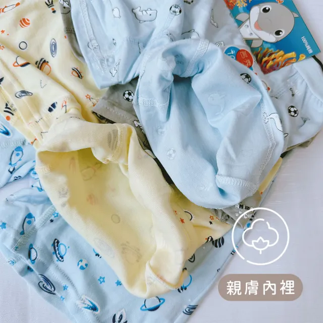 【Oluna 歐露娜】台灣製 名秀 車車 男童四角褲 男童內褲 男童平口褲 幼稚園內褲 兒童內褲 卡通內褲