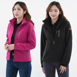 【遊遍天下】女款GlobeTex防水防風保暖刷毛軟殼外套GJ23046(登山騎車 M-5L 大尺碼)