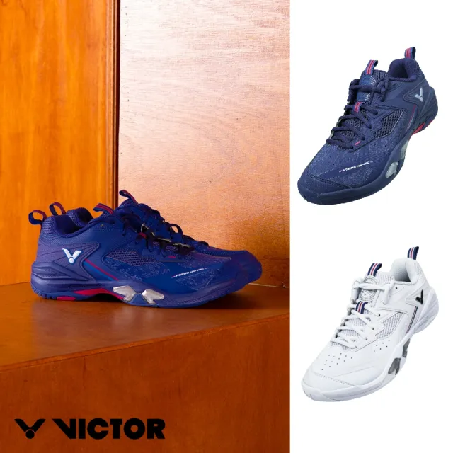 【VICTOR 勝利體育】VICTOR羽球俱樂部系列羽球鞋(P9200cHPVBC A/B 亮白/信標藍)
