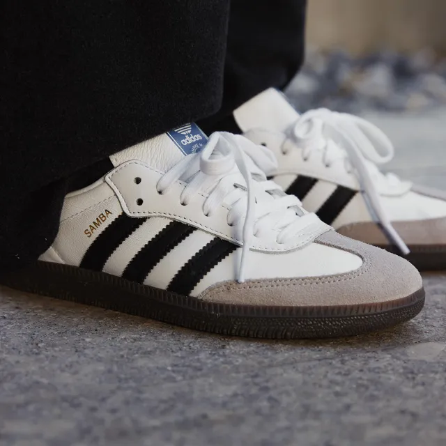 【adidas 愛迪達】SAMBA OG 休閒鞋 運動休閒鞋 德訓鞋 滑板 復古 男鞋/女鞋 - Originals B75806