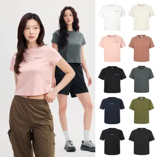 【Discovery Expedition】女版短版小Logo短袖T恤(WRS92053/WRS95043/WRS96053/WRS97053/WRS9F053-任選)