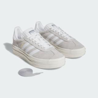 【adidas 愛迪達】GAZELLE BOLD 休閒鞋 運動休閒鞋 德訓鞋 滑板 復古 厚底鞋 女鞋 - Originals HQ6893