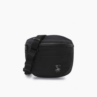 【agnes b.】Voyage Trip 迷你 兩用 尼龍 斜揹包(黑色)