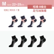 【MarCella 瑪榭】8雙組-MIT足弓腳踝加強運動襪(女襪/男襪/短襪/船襪/踝襪)