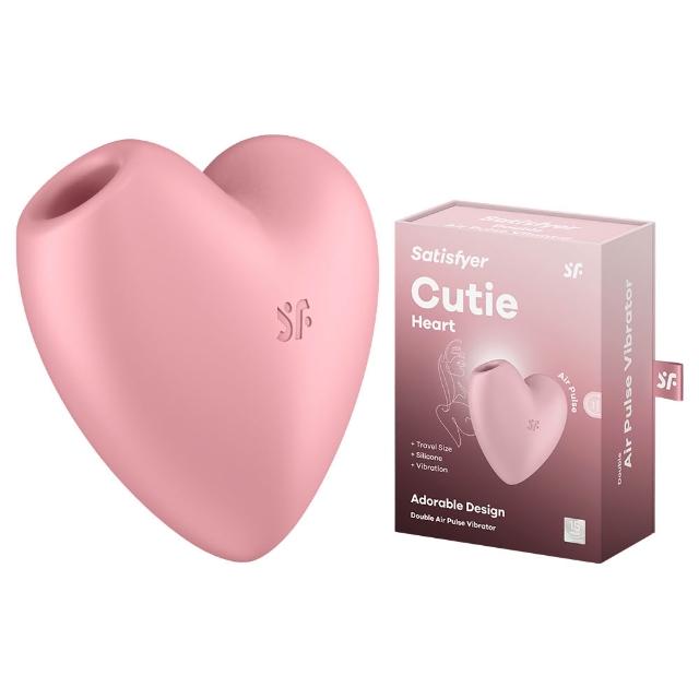 【Satisfyer】Cutie Heart｜心萌動 陰蒂吸吮震動器(情趣用品 吸吮器 吸吮震動器 情趣職人)