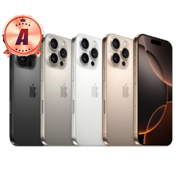 【Apple】A級福利品 iPhone 16 Pro Max 6.9吋 1TB(電池91% 外觀近全新 非原廠外盒)