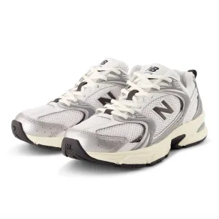 【NEW BALANCE】NB 530系列 休閒鞋 男女鞋 運動鞋 奶油底 穿搭 白黑銀(U530ESA)