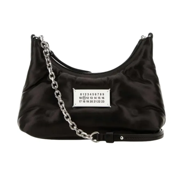 【Maison Margiela】Glam Slam Hobo 黑色 XS號 鍊條肩背包 手提包(SB1WG0021P4300T8013)
