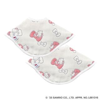 【Hoppetta】HELLO KITTY 三麗鷗聯名六層紗拍嗝巾圍兜