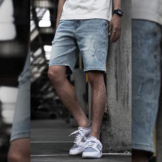 【Yu Kai 宥凱】vol.805淺藍破壞牛仔褲