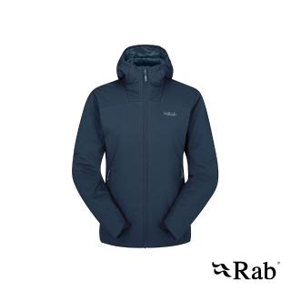 【RAB】Xenair Alpine Jacket 輕量防風透氣化纖連帽外套 女款 暴風藍 #QIP18