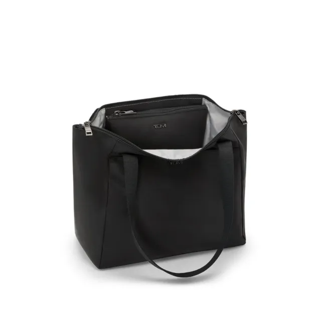 【TUMI】Voyageur Just In Case☆ 小型托特包 - 黑色/烟槍色(TUMI 官方旗艦店)
