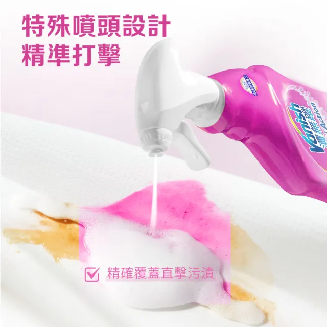 【Vanish 漬無蹤】新一代碧蓮衣物預潔劑500mlx2(衣領精/去漬噴霧/去漬液/衣領去污劑/去漬劑)