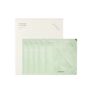【Luvum】韓國 積雪草幼苗冰凝膠面膜 5片 透明質酸 保濕 鎮靜 修護 敏感肌 官方直營(面膜 凝膠面膜)