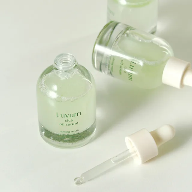 【Luvum】深層舒緩保養組 面膜5片+乳霜50ml+精華油30ml 三重鎮靜 修護 敏感肌 快吸收 官方直營(官方直營)