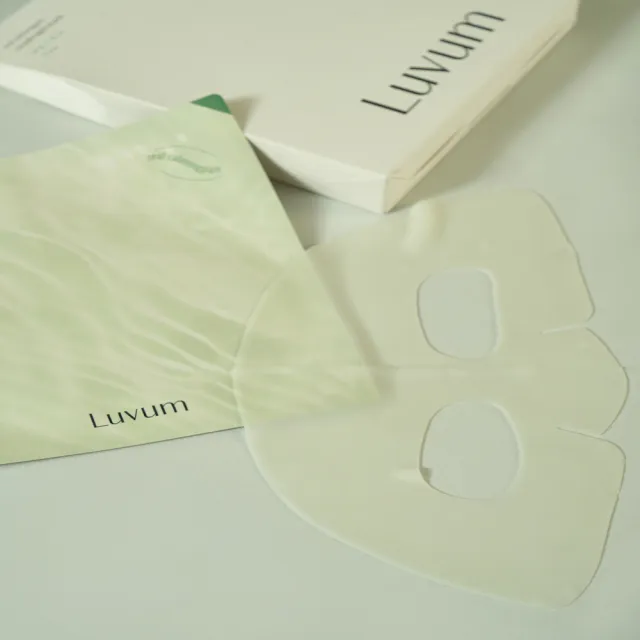 【Luvum】韓國 舒緩恢復護理組 面膜5片+修復乳霜50ml 鎮靜 修護 保濕 敏感肌 官方直營