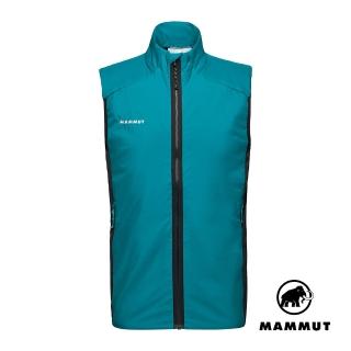 【Mammut 長毛象】Rime Light IN Hybrid Vest Men 輕量繩化纖立領背心 深鴨青/黑 男款 #1013-03940
