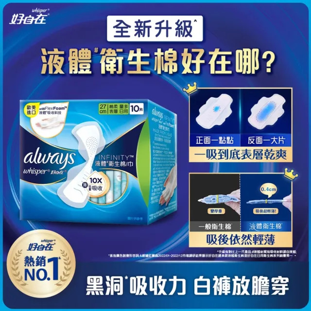 【好自在】經期寵愛體驗組-液體衛生棉加熊抱安睡褲/衛生棉褲/褲型衛生棉