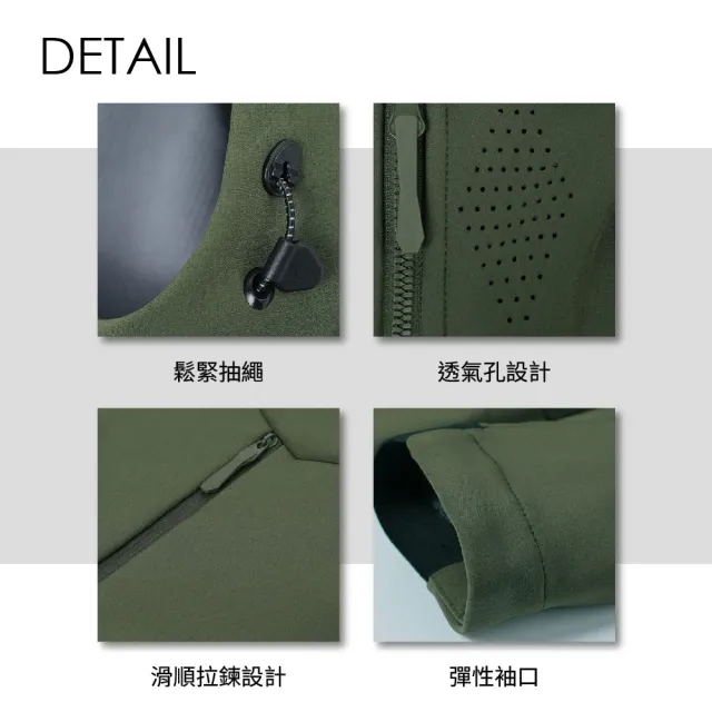 【pierre cardin 皮爾卡登】網路獨家 男女同款 防潑水連帽機能軟殼外套-黑色(7255792-99)
