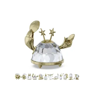 【SWAROVSKI 施華洛世奇】Zodiac 魔羯/水瓶/雙魚/牡羊/金牛/雙子/巨蟹/獅子/處女/天秤/天蠍/射手(12款任選)