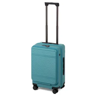 【ACE BAGS＆LUGGAGE】22吋 Saluton 前開式可擴充橫紋登機箱(多色可選05361)
