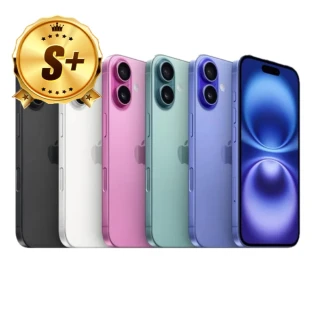 【Apple】S+級福利品 iPhone 16 Plus 6.7吋 256GB(電池100% 外觀9成6新 非原廠外盒)