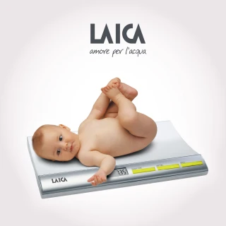 【LAICA 萊卡】嬰兒 數位體重計 體重秤(義大利工藝設計)